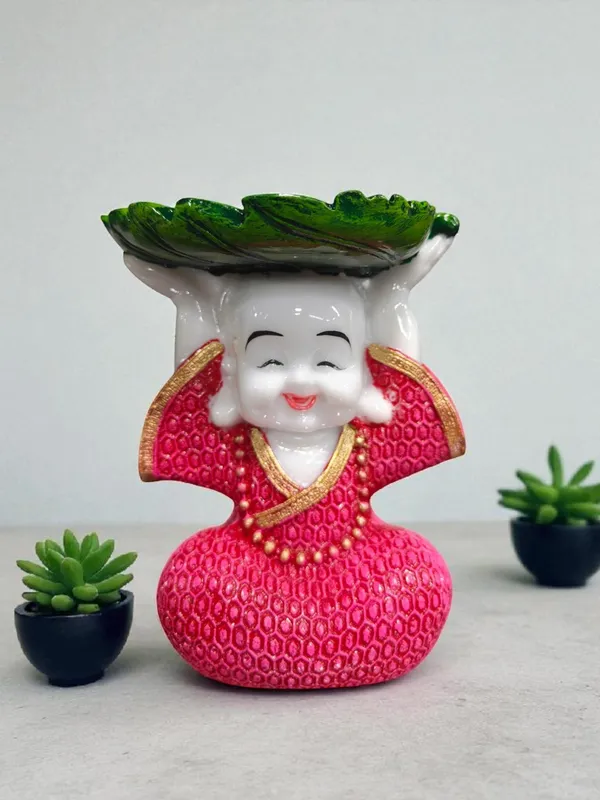 Pink_Fiber_Poly_Resin_Premium_Monk_Idol