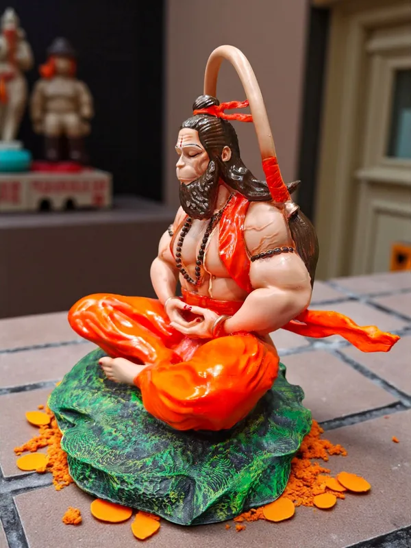 6_Inch_Meditating_Lord_Hanuman_Idol_–_Premium_Resin_Bajrangbali_Statue_for_Home_Temple_&_Car_Dashboard_DA-226