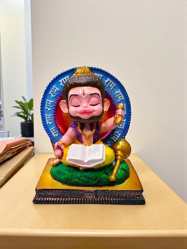 Multicolor_Fiber_Poly_Resin_Premium_Hanuman_Idol