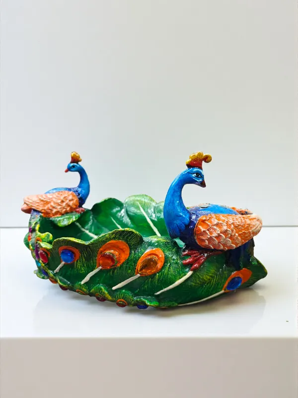 Green_Fiber_Poly_Resin_Premium_Peacock_Idol