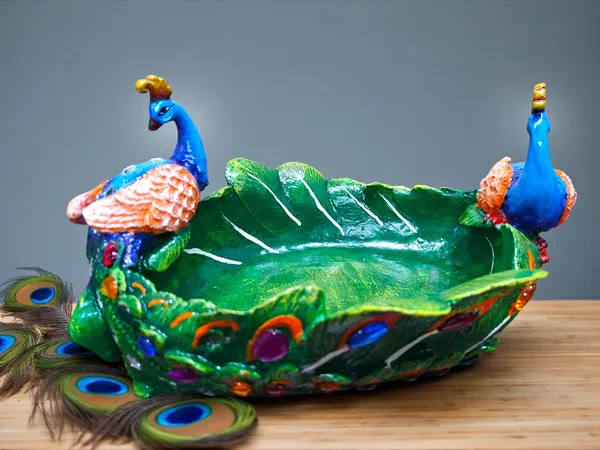 Green_Fiber_Poly_Resin_Premium_Peacock_Idol