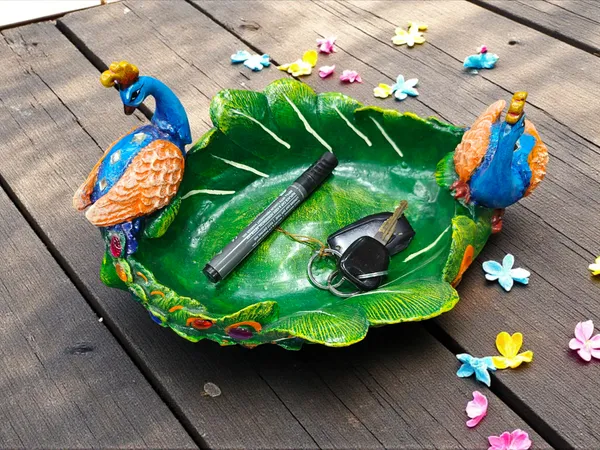Green_Fiber_Poly_Resin_Premium_Peacock_Idol