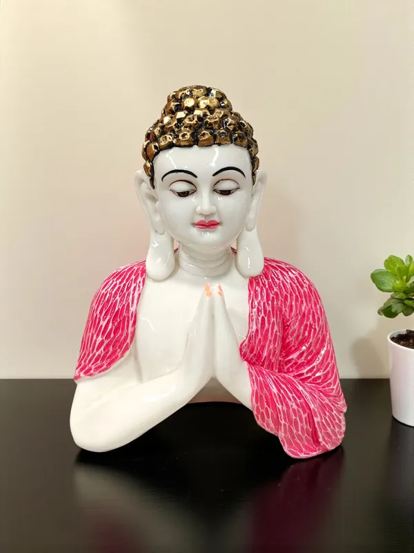 Pink__Buddha_Statue_Peaceful_Meditation_Idol