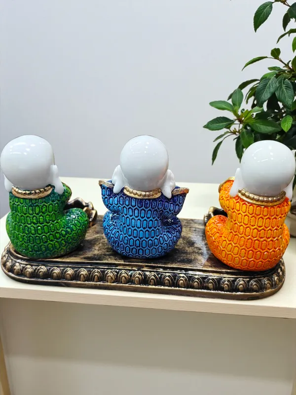 Multicolor_Fiber_Poly_Resin_Premium_Monk_Idol