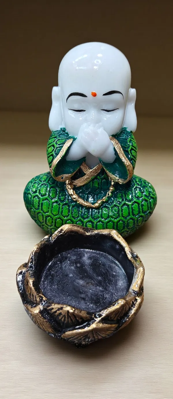 Multicolor_Fiber_Poly_Resin_Premium_Monk_Idol