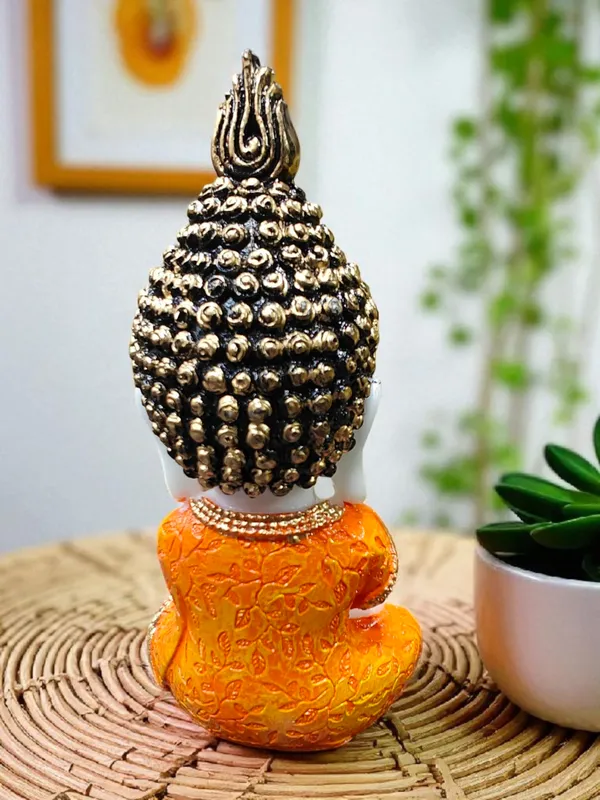 Orange_Fiber_Poly_Resin_Premium_Monk_Idol