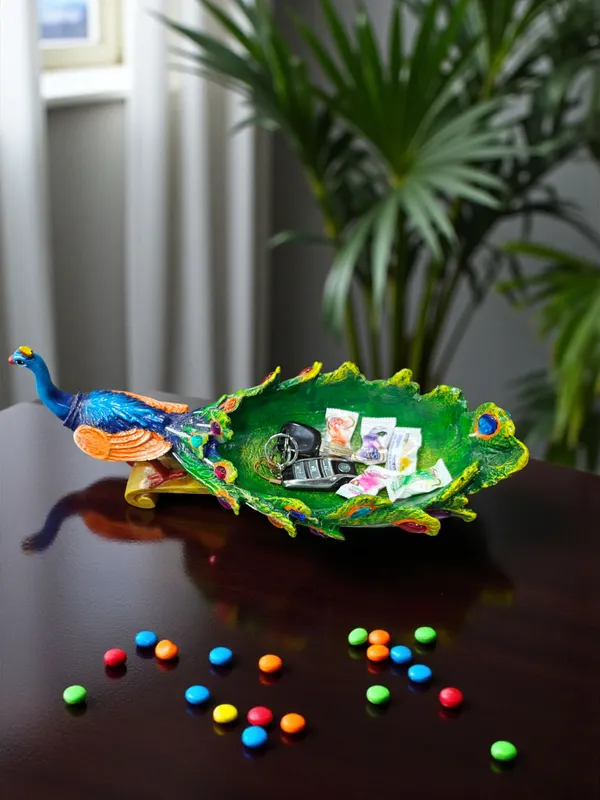 Green_Fiber_Poly_Resin_Premium_Peacock_Idol