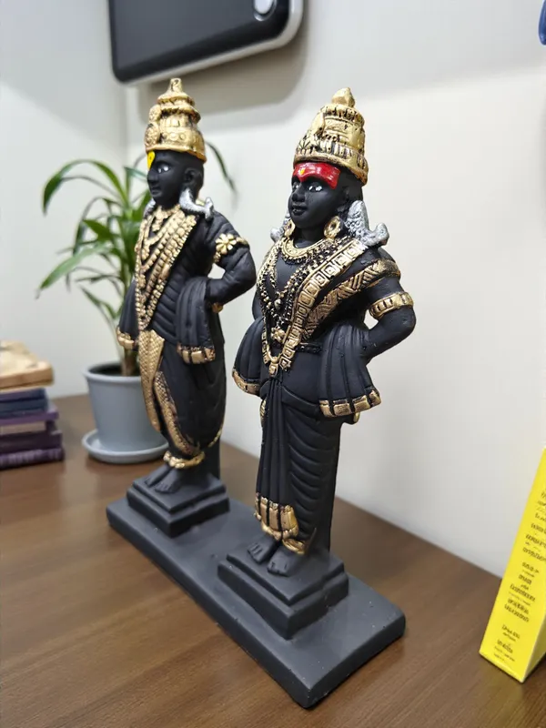Black_Fiber_Poly_Resin_Premium_Vitthal_Rukmini_Idol