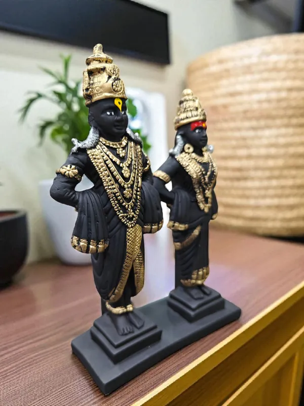 Black_Fiber_Poly_Resin_Premium_Vitthal_Rukmini_Idol