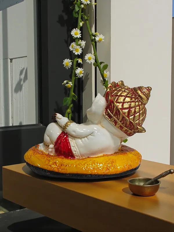 Multicolor_Fiber_Poly_Resin_Premium_Ganesha_Idol