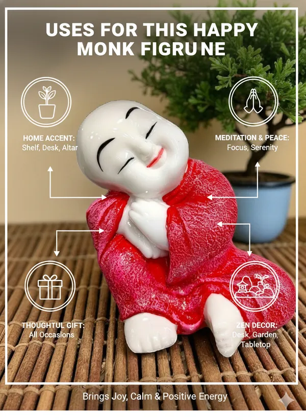 Pink_Fiber_Poly_Resin_Premium_Monk_Idol
