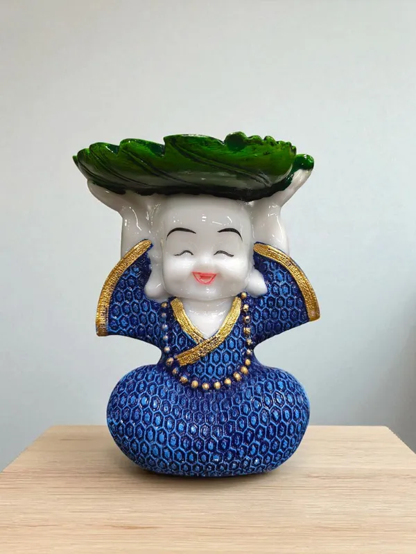 Blue_Fiber_Poly_Resin_Premium_Monk_Idol