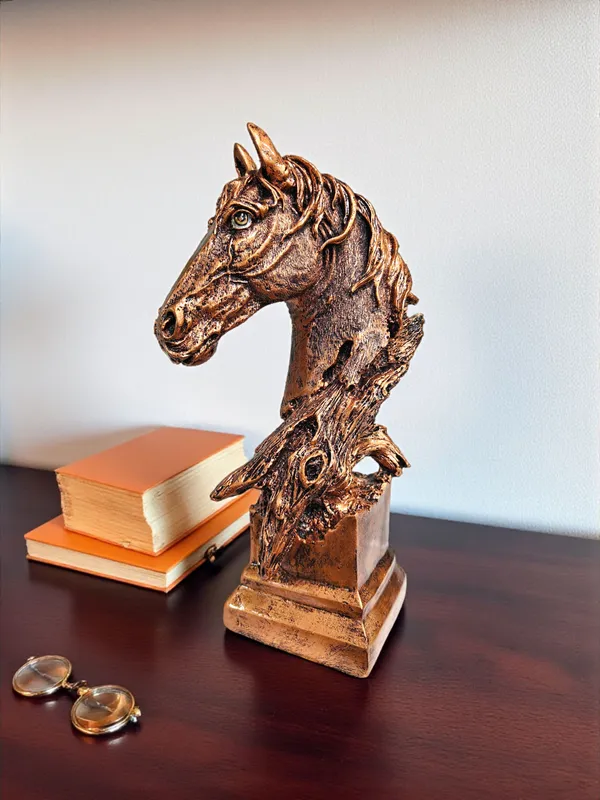 Brown_Fiber_Poly_Resin_Premium_Horse_Statue