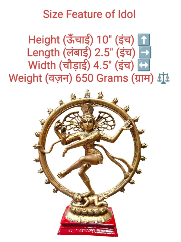 Golden_Fiber_Poly_Resin_Premium_Natraj_Idol