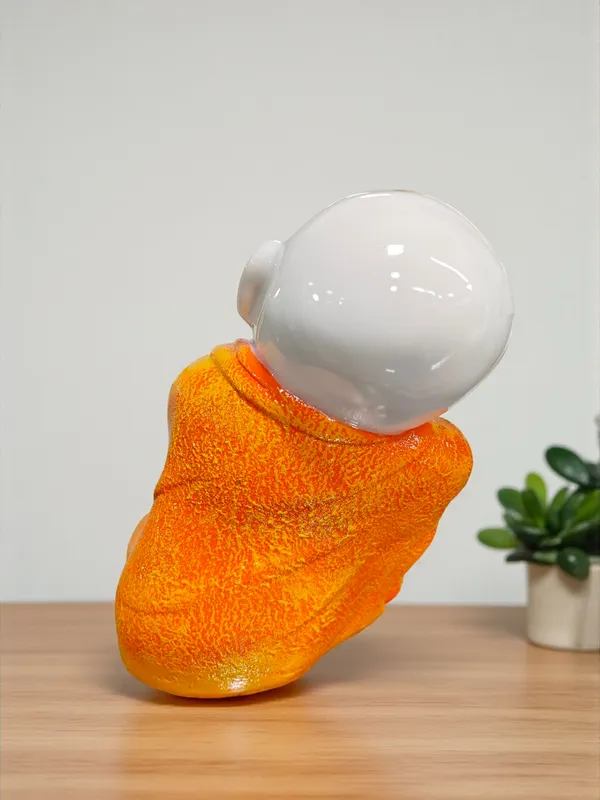 Orange_Fiber_Poly_Resin_Premium_Monk_Idol
