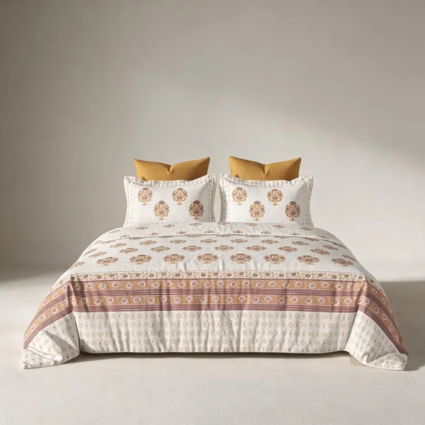 Mustard_Brown_100%_Cotton_King_Size_Bedsheet_For_Bedroom