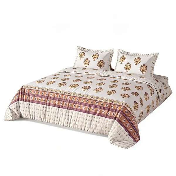 Mustard_Brown_100%_Cotton_King_Size_Bedsheet_For_Bedroom