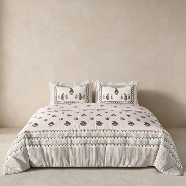 Pink_And_White_100%_Cotton_King_Size_Bedsheet_For_Bedroom
