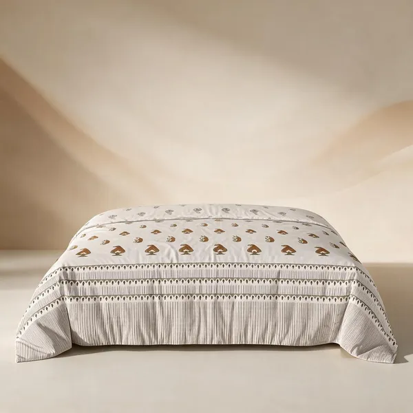 Green_And_White_100%_Cotton_King_Size_Bedsheet_For_Bedroom