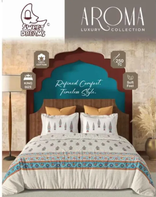 Blue_And_White_100%_Cotton_King_Size_Bedsheet_For_Bedroom