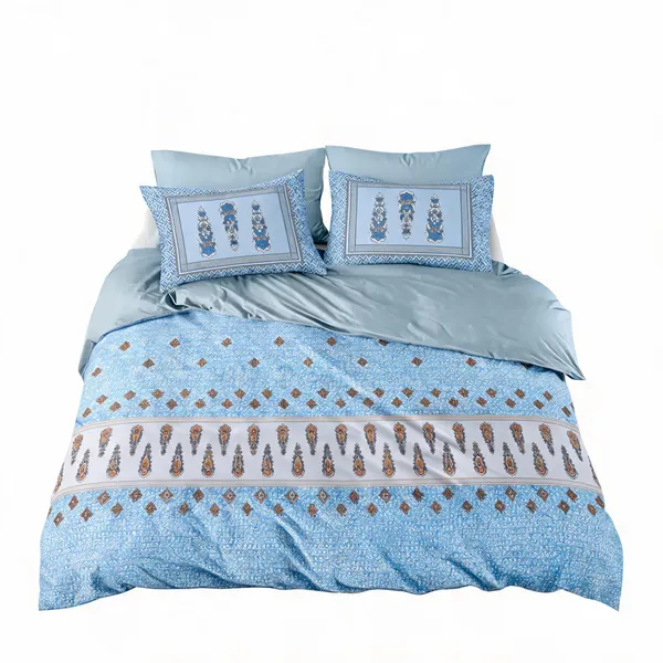 Sky_Blue_100%_Cotton_King_Size_Bedsheet_For_Bedroom