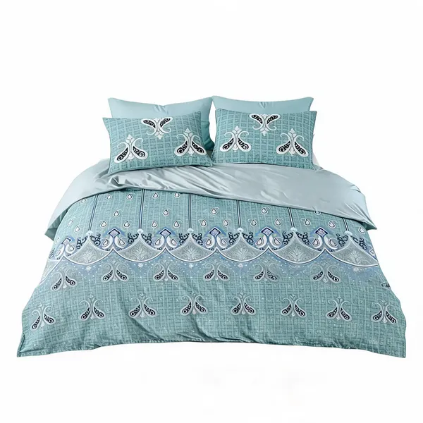 Sea_Blue_100%_Cotton_King_Size_Bedsheet_For_Bedroom