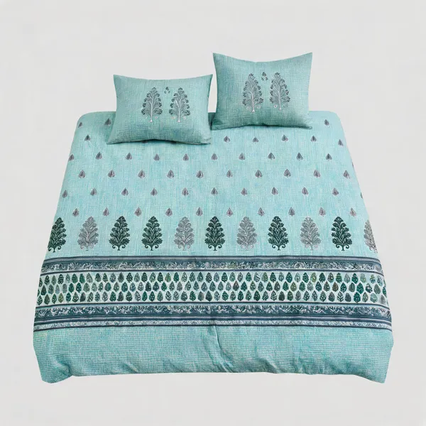 Green_100%_Cotton_King_Size_Bedsheet_For_Bedroom