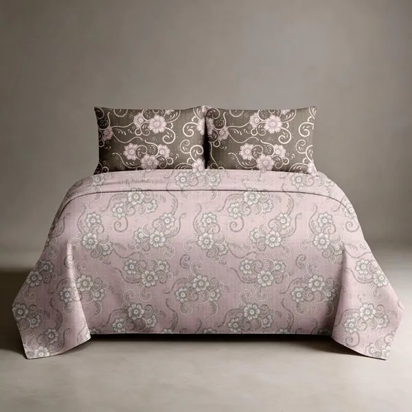 Light_Pink_100%_Cotton_King_Size_Bedsheet_For_Bedroom