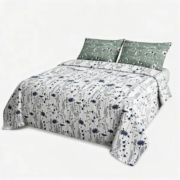 Green_100%_Cotton_King_Size_Bedsheet_For_Bedroom