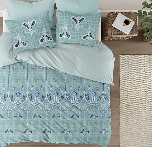 Sea_Blue_100%_Cotton_King_Size_Bedsheet_For_Bedroom
