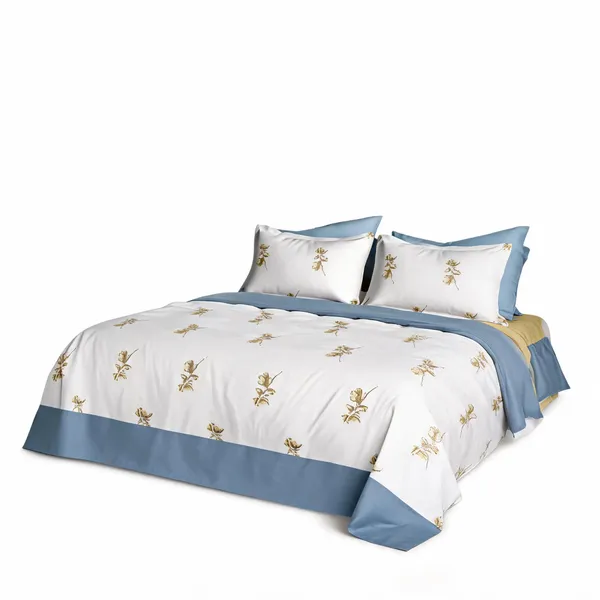 Sky_Blue_100%_Cotton_King_Size_Bedsheet_For_Bedroom