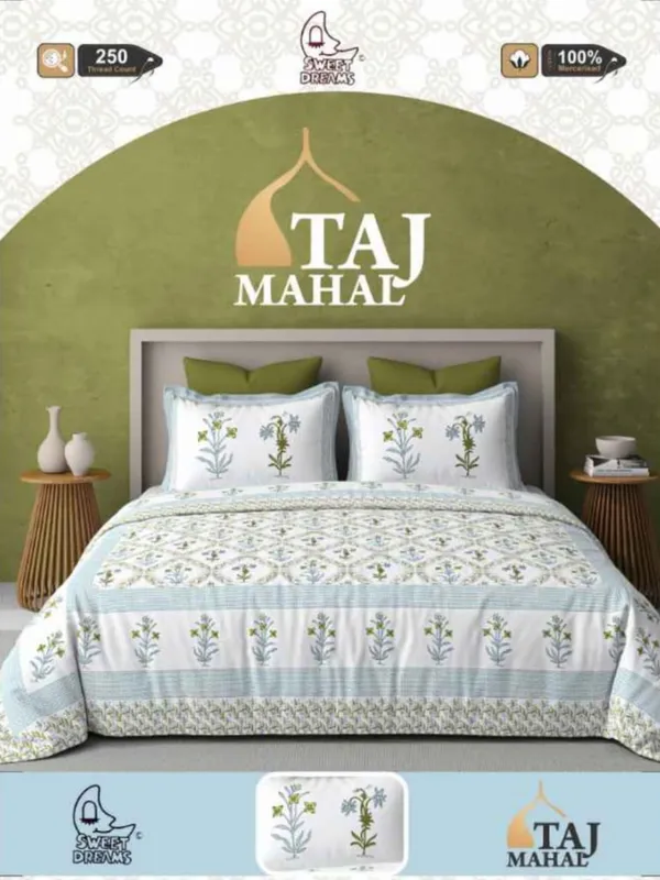 Blue_And_White_100%_Cotton_King_Size_Bedsheet_For_Bedroom