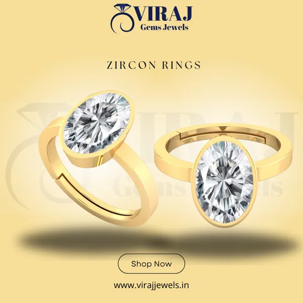 Ring_Zircon_Zirkon/_Zircon_Stone_Created_Adjustable_Ring_Rashi_Ratna_Created_for_Men_&_Women
