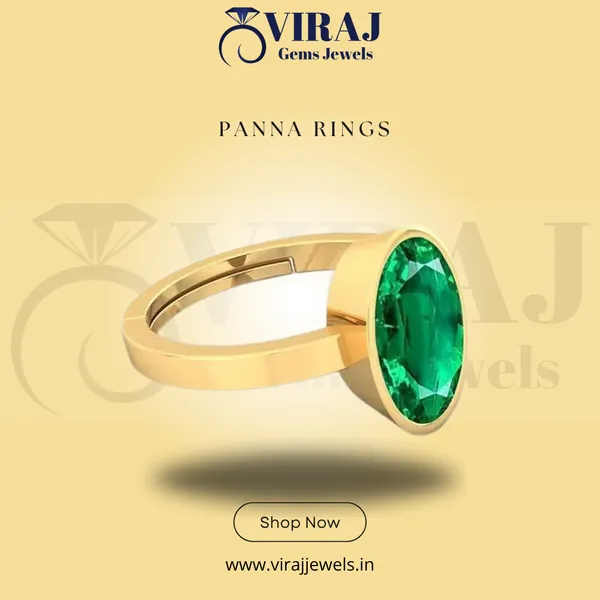 Ring__Panna_Stone__Created_Panna_Stone_Emerald_Ring_Adjustable_Woman_Man_Ring