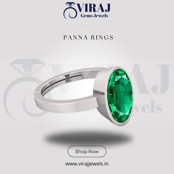 Ring_Panna_Stone__Created_Panna_Stone_Emerald_Ring_Adjustable_Woman_Man_Ring