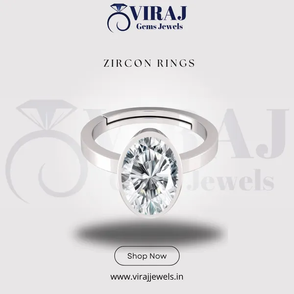 Ring_Zircon_Zirkon/_Zircon_Stone_Created_Adjustable_Ring_Rashi_Ratna_Created_for_Men_&_Women