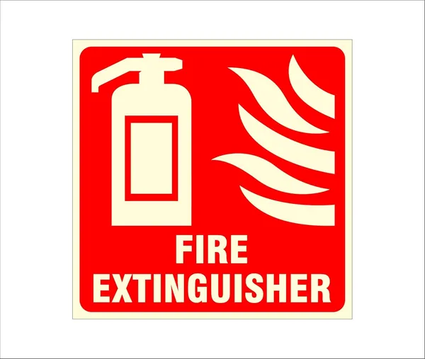 Green_Glow_In_The_Dark_'Fire_Extinguisher'_Sign_Board_8X8_Inch,_Uv_Digital_Printed,_Waterproof_Foam_Sheet_For_Office,_Hotel,_Hospital,_Restaurant,_Home