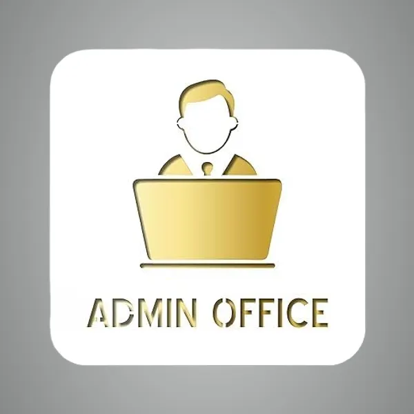 White_&_Gold_Premium_White_Gold_Finish_Acrylic_Office_Door_Sign_Self-Adhesive_Name_Plate_For_Admin,_Reception,_Manager_Easy_To_Mount,_Elegant_Business_Signage_For_Office,_Hotel,_Resort,_Corporate_Use