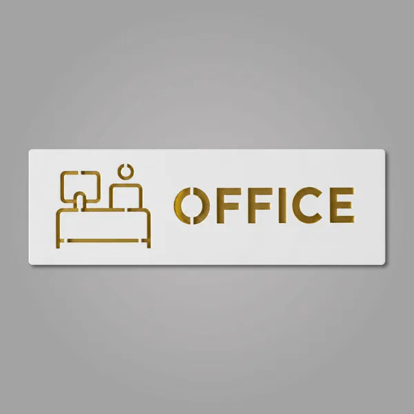 Office_Premium_White_Gold_Finish_Acrylic_Office_Door_Sign_Easy_Mount_Self-Adhesive_Tape_Signage_For_Hotel,_Office,_Resort,_Society,_Corporate,_Business_&_Hospital