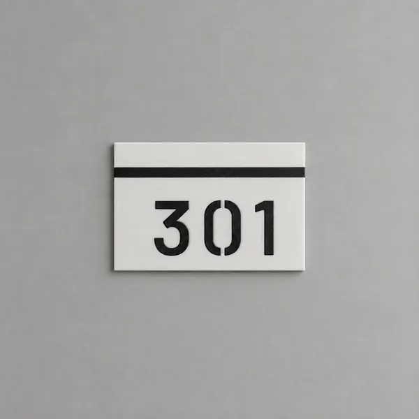 Black_&_White_Room_Number_Plate