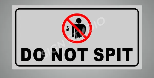 White_Heavy_Duty_Foam_Sheet_Sign_Board_"Do_Not_Spit"_Printed_Design_For_Office,_Factory,_Hospital,_Public_Places_(Pack_Of_2)