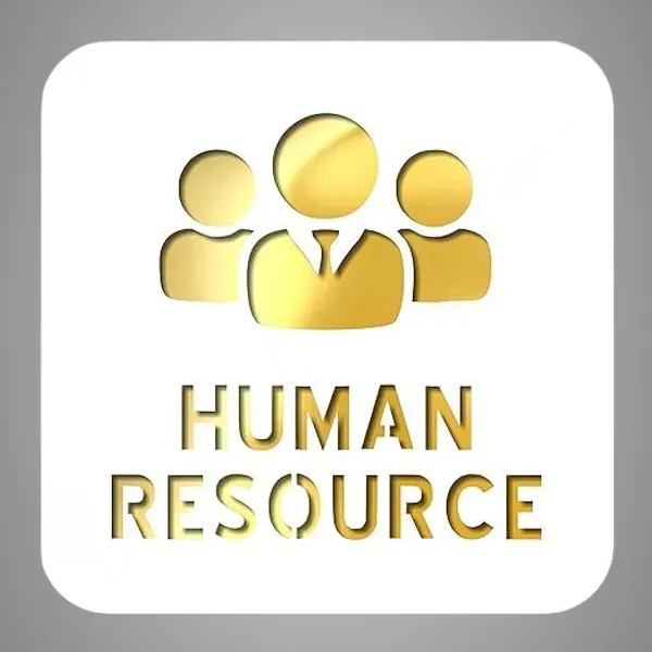 Human_Resource_Premium_White_Gold_Finish_Acrylic_Human_Resource_Door_Sign_Easy_Mount_Self-Adhesive_Tape_Signage_For_Hotel,_Office,_Resort,_Society,_Corporate_&_Business_Use