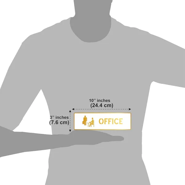 Office_Premium_White_Gold_Finish_Acrylic_Office_Door_Sign_Easy_Mount_Self-Adhesive_Tape_Signage_For_Hotel,_Office,_Resort,_Society,_Corporate,_Business_&_Hospital