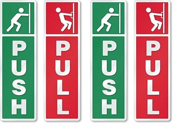 Multicolor_Self_Adhesive_Push_And_Pull_Sign_Stickers_For_Glass,_Wood,_Or_Metal_Doors_|_Easy_To_Apply,_Design_For_Home,_Office,_Business_(Set_Of_4)