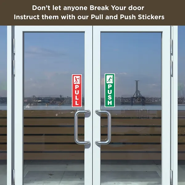 Multicolor_Self_Adhesive_Push_And_Pull_Sign_Stickers_For_Glass,_Wood,_Or_Metal_Doors_|_Easy_To_Apply,_Design_For_Home,_Office,_Business_(Set_Of_4)