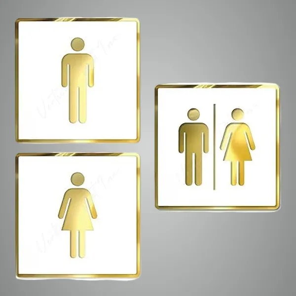 Restroom_Men_Women_Premium_White_Gold_Finish_Acrylic_Restroom_Men_&_Women_Door_Sign_Easy_Mount_Self-Adhesive_Tape_Signage_For_Hotel,_Office,_Corporate,_Resort,_Society,_Hospital_&_Business_Use