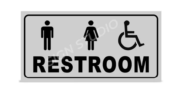 White_Heavy_Duty_Foam_Sheet_Sign_Board_Restroom_Unisex_Printed_Design_Ideal_For_Office,_Factory,_Hospital,_And_Public_Places_(Pack_Of_1)