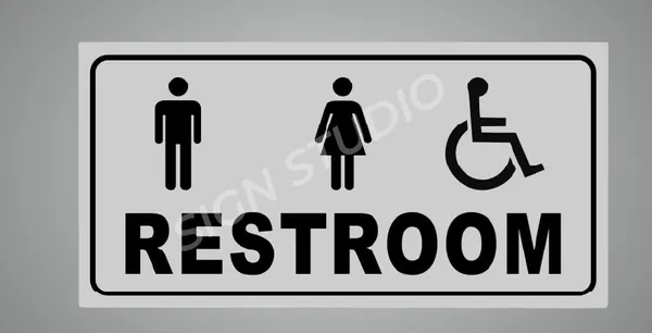 White_Heavy_Duty_Foam_Sheet_Sign_Board_Restroom_Unisex_Printed_Design_Ideal_For_Office,_Factory,_Hospital,_And_Public_Places_(Pack_Of_2)