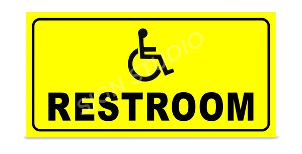 Yellow_Accessible_Restroom_Foam_Sign_With_Wheelchair_Icon_Waterproof_&_Durable_Toilet_Sign_Board_For_Disabled-Friendly_Toilets_(Pack_Of_2)