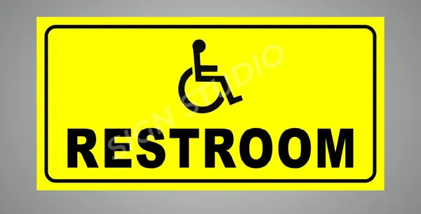 Yellow_Accessible_Restroom_Foam_Sign_With_Wheelchair_Icon_Waterproof_&_Durable_Toilet_Sign_Board_For_Disabled-Friendly_Toilets_(Pack_Of_2)